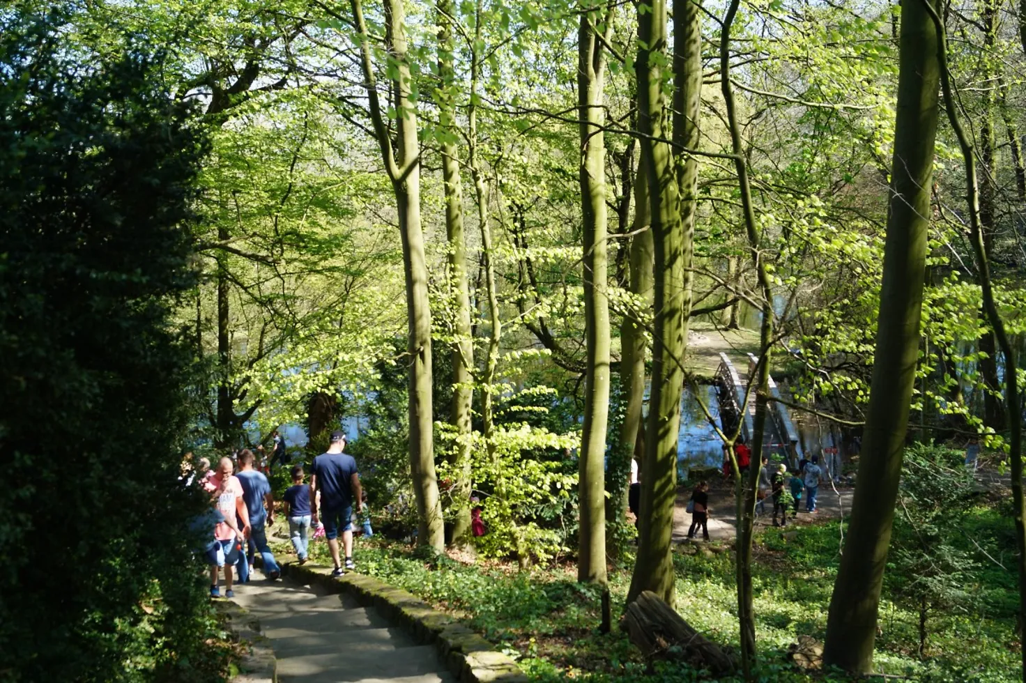 Besucher*innen im Schlosspark