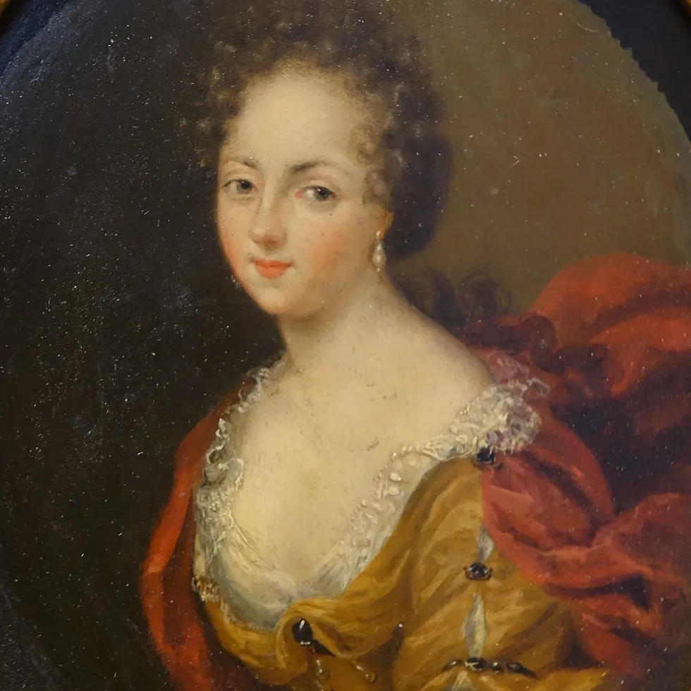 Ein Porträt von Maria Aurora von Königsmarck.