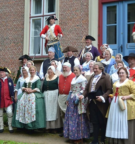 Barockes Leben - Schloss Agathenburg 1776 Historische Darstellerinnen und Darsteller im Kostüm