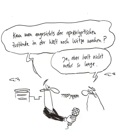 Cartoon-Live-Show mit Hauck & Bauer Karikatur: