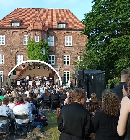 Schloss Agathenburg beim Open-Air-Konzert