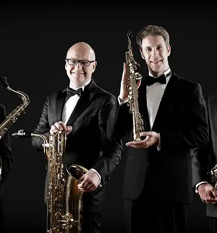 Foto des Saxophonquartetts