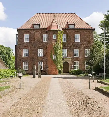 Gottesdienst zum Thema teamwork Frontansicht Schloss Agathenburg