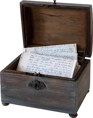 In Schriftstücken der Königsmarcks schmökern - wer kann die Handschriften lesen? Ein Abenteuer für Groß und Klein!
