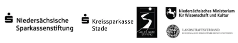 Logos: Niedersächsische Sparkassenstiftung; Niedersächsisches Ministerium für Wissenschaft und Kultur und Landschaftsverband der ehemaligen Herzogtümer Bremen und Verden