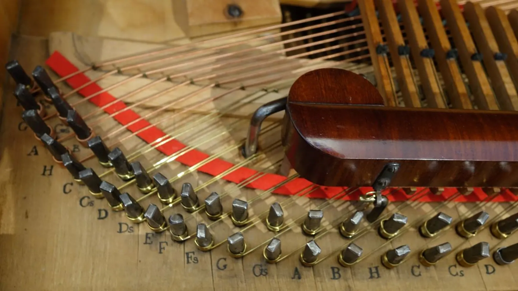 Foto Tafelklavier, Detail