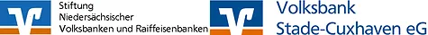 Logos: Stiftung Niedersächsischer Volksbanken und Raiffeisenbanken; Volksbank Stade-Cuxhaven eG